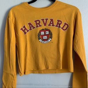 Yellow waffle long sleeve